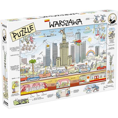 Puzzle, rys. Andrzej Mleczko, Warszawa, 1000 el.