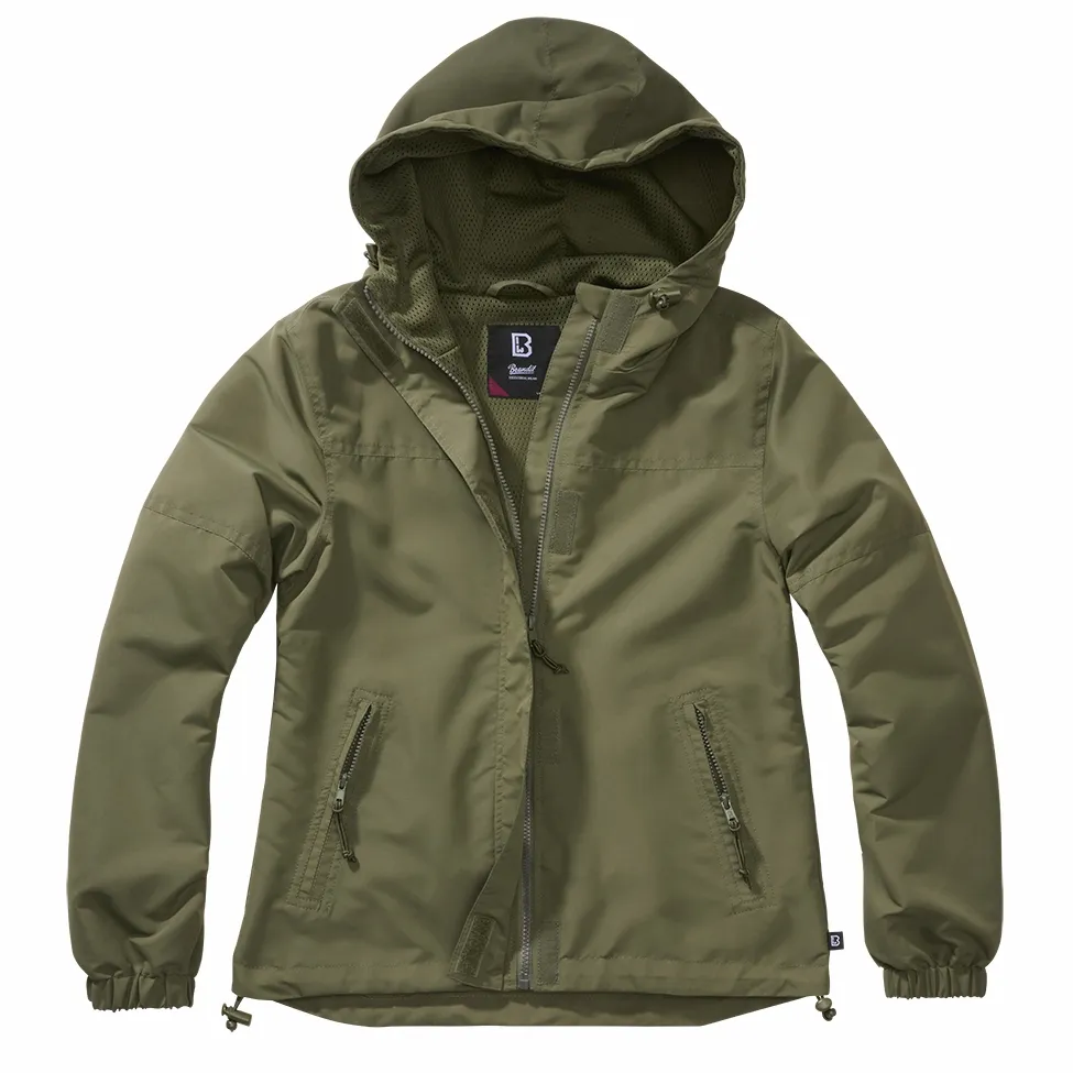 Kurtka damska BRANDIT Summer Windbreaker Frontzip Olive RATY 0% | PayPo | GRATIS WYSYŁKA | ZWROT DO 100 DNI