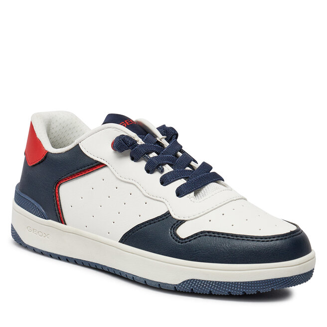 Sneakersy Geox J Washiba Boy J45LQB 05411 C0899 D White/Navy