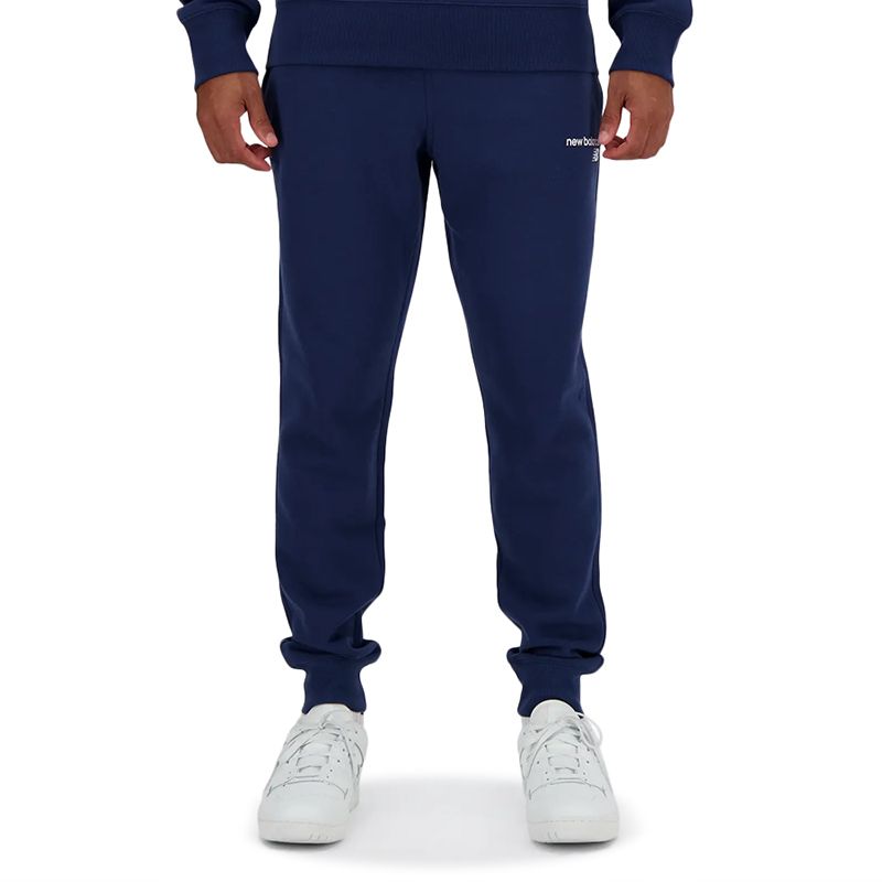 Spodnie dresowe New Balance MP03904NNY - granatowe