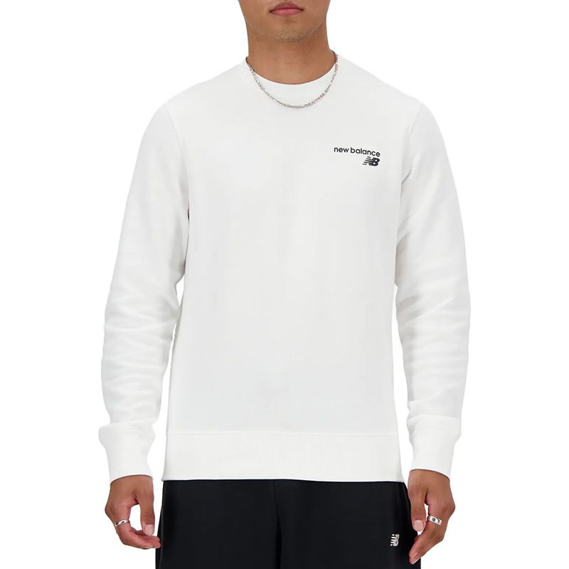 Bluza New Balance MT03911WT - biała