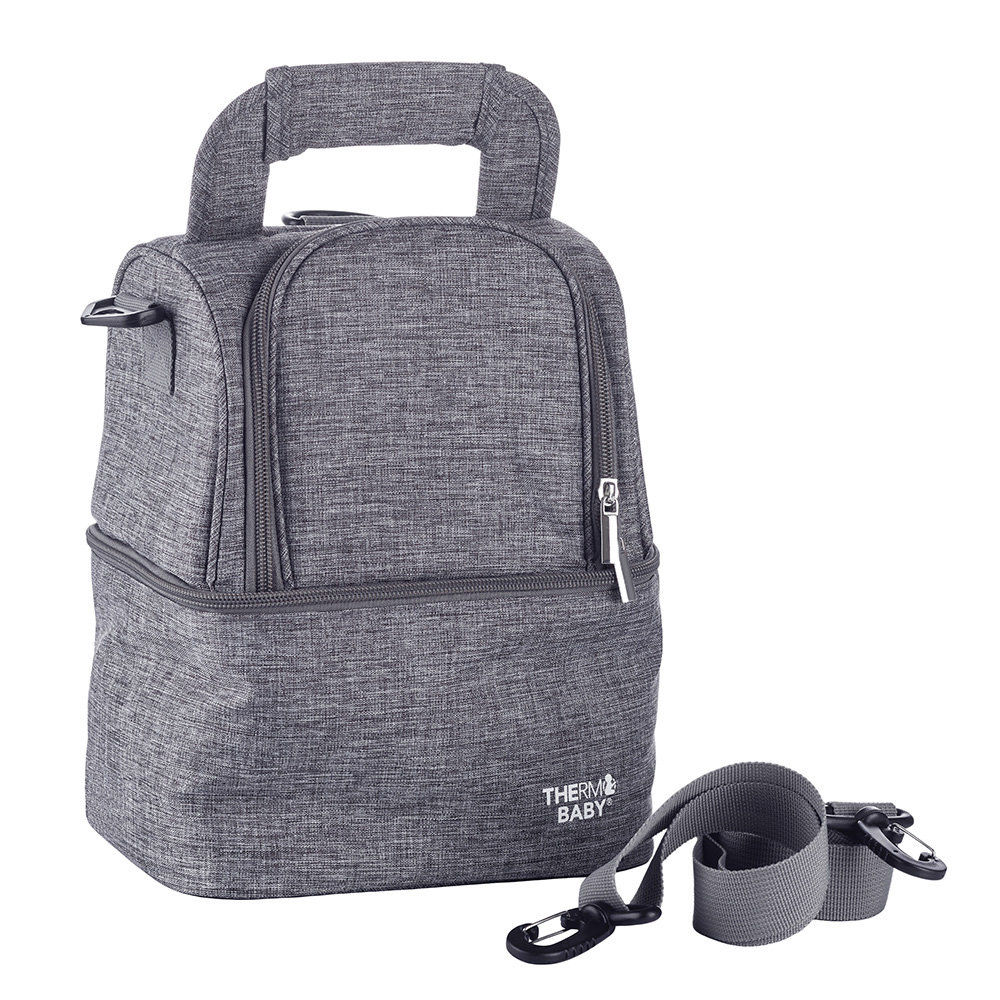 Torba termiczna, plecak Thermobaby, szara