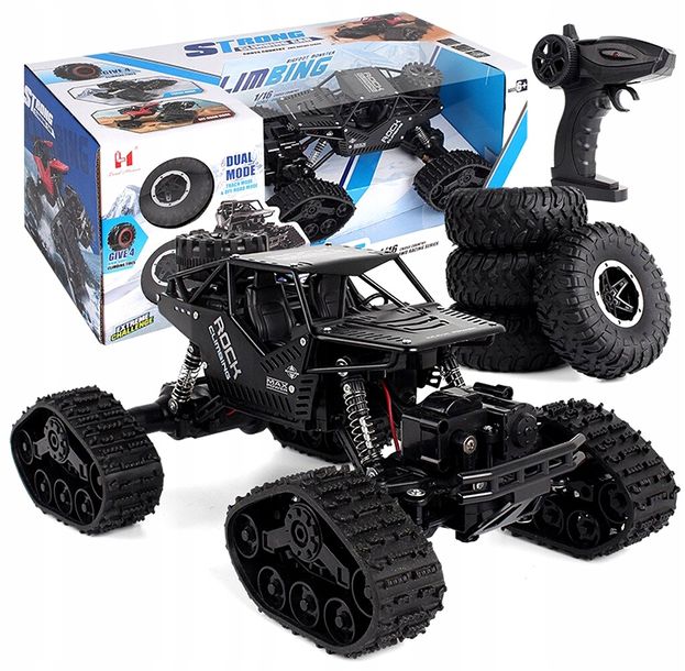 Samochód Zdalnie Sterowany Crawler Rc 4x4 Auto 2w1