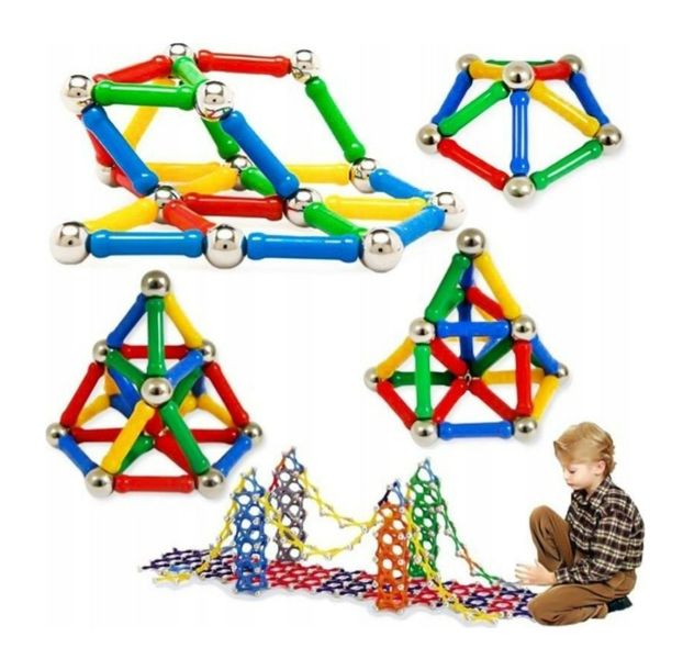 Klocki Magnetyczne Witka 250 Elementów Na Prezent