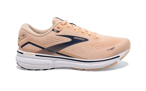 Brooks Ghost 15, Trampki damskie, Apricot Lato Niebieski Biały, 35.5 EU
