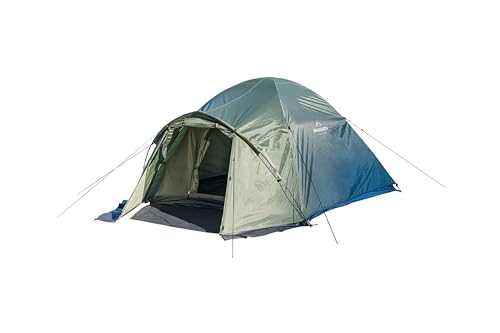 BravEarth Jaguar 3, Namiot kempingowy Unisex Dorosły, Zielony Licheni, Talia Uniwersalny