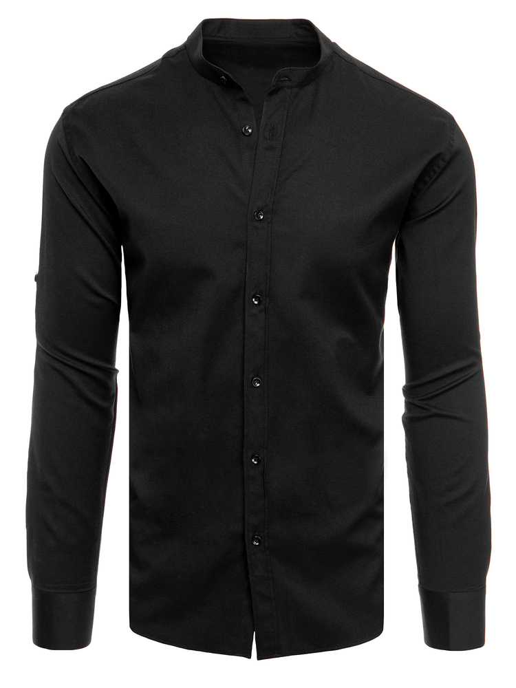 Koszula męska gładka czarna Dstreet DX2505