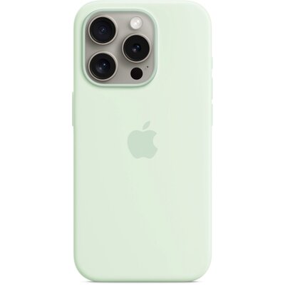 Etui APPLE Silicone Case MagSafe do iPhone 15 Pro Pastelowa mięta