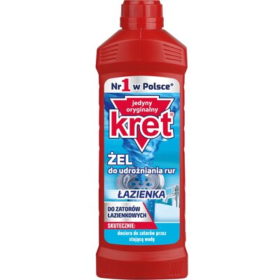 Global Żel do udrożniania rur w łazience Kret 500 ml