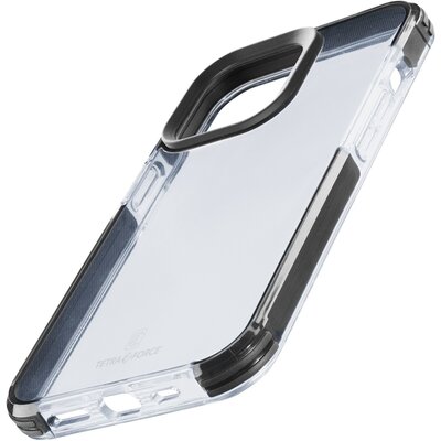 Cellularline Tetra Force Strong Guard - Etui iPhone 15 Pro z powłoką MICROBAN (przezroczysty)