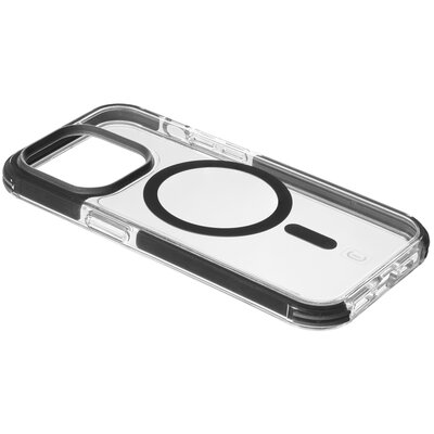 Cellularline Tetra Force Strong Guard Mag - Etui iPhone 15 Pro MagSafe z powłoką MICROBAN (przezroczysty)