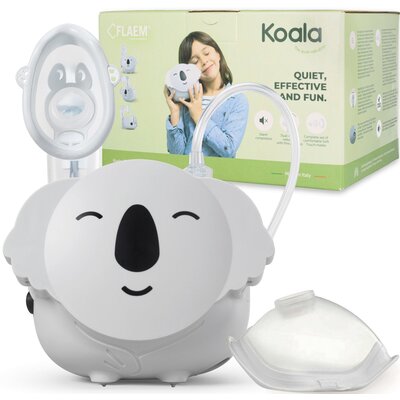 FLAEM Koala Inhalator Koala dla dzieci i niemowląt, cichy i certyfikowany