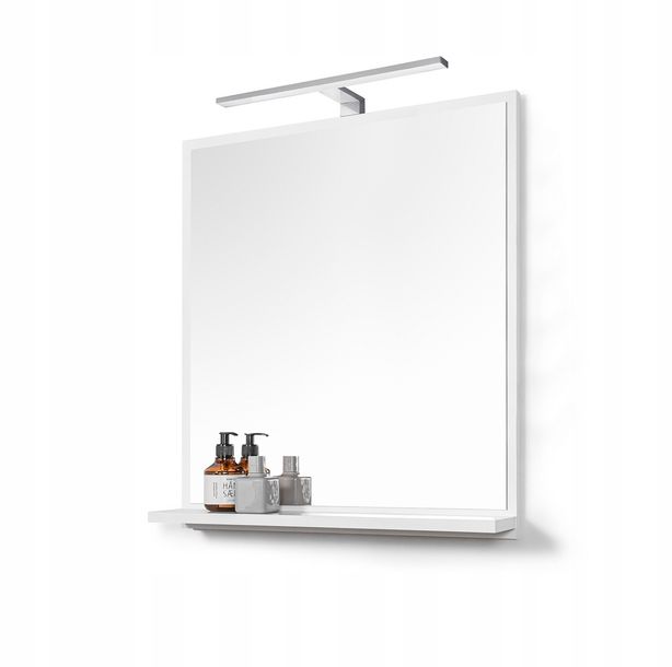 Lustro ścienne prostokąt 600 x 700 mm LED