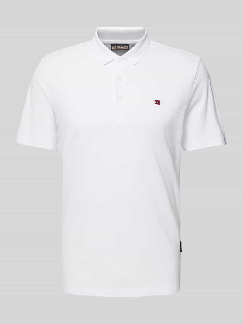 Koszulka polo o kroju slim fit z wyhaftowanym logo model ‘EALIS’