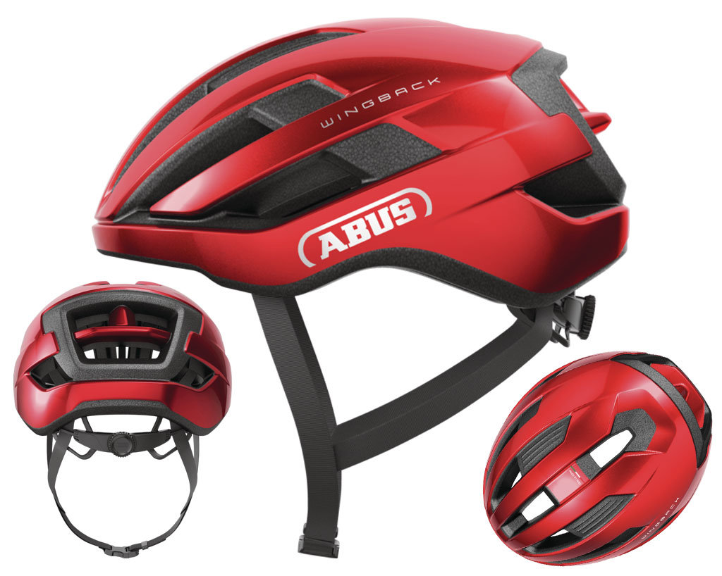Kask rowerowy szosowy ABUS WINGBACK performance RED M (54-58cm)