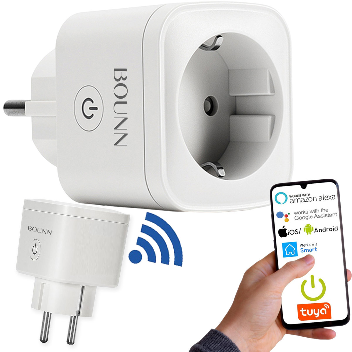 Inteligentne gniazdo SMART Plug elektryczne watomierz gniazdko WiFi