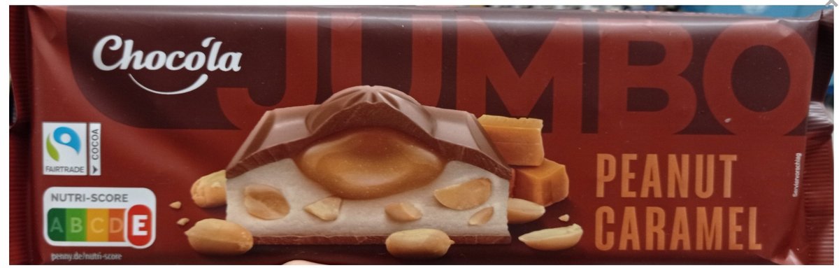 Duża czekolada 295 g orzech w karmelu Peanut Caramel Niemiecka