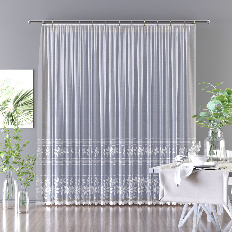 Firanka A żakardowa metrażowa Bazira 623885 180 cm