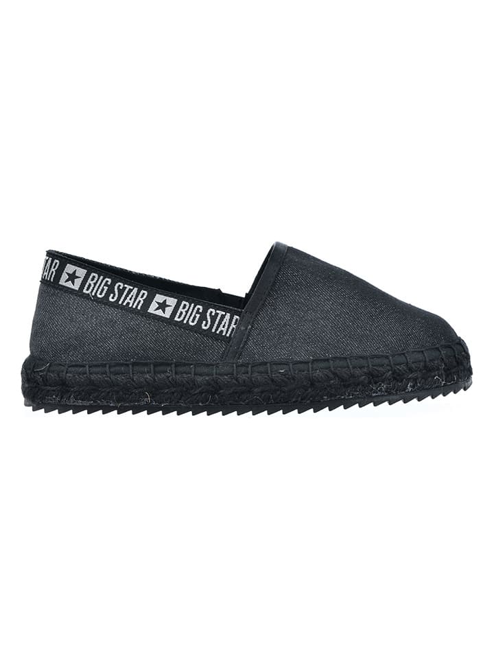 BIG STAR Espadryle w kolorze czarnym