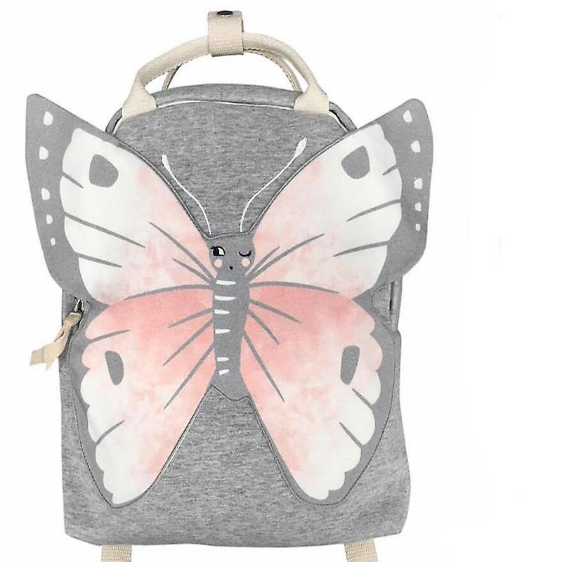 Slowmoose Baby Pluszowy Plecak, 3-8 Lat Torby, Cartoon, Zwierząt Schoolbag 33cm / butterfly