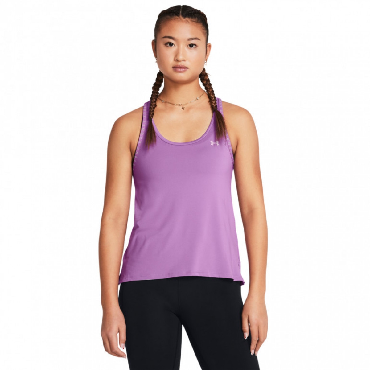 Damski top treningowy Under Armour UA Knockout Tank - fioletowy - UNDER ARMOUR