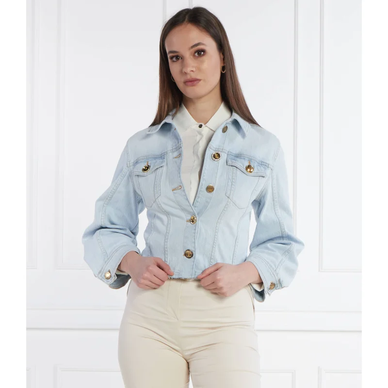 Pinko Kurtka jeansowa BOB GIUBBINO | Cropped Fit