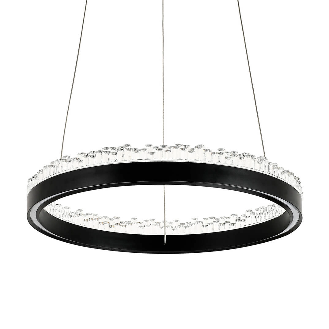 Okrągła lampa zwis Regi PD2304400R-MB Zumaline LED 30W 3000-5000K czarny