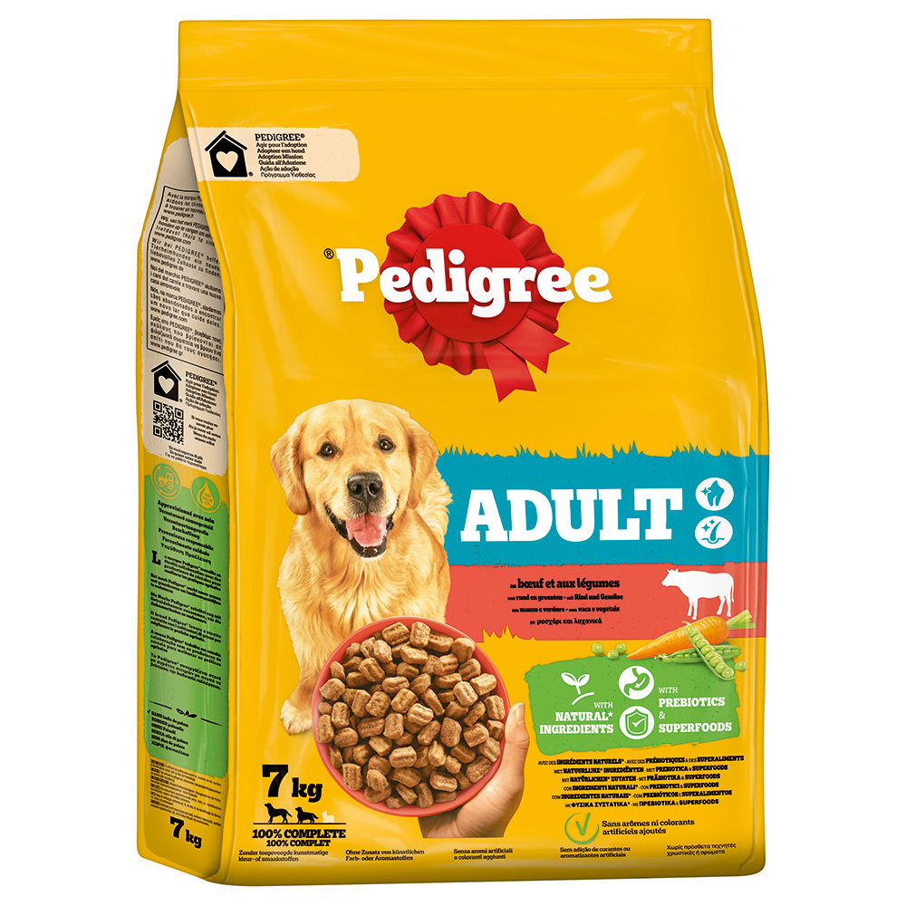 Pedigree Adult, z wołowiną i warzywami - 7 kg
