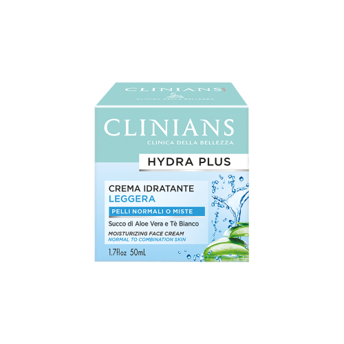 Clinians Hydra Plus Aloes - Krem nawilżający do twarzy dzień i noc (50 ml)