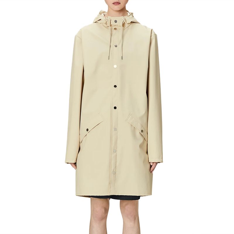 Kurtka Rains Long Jacket 12020-26 - beżowa