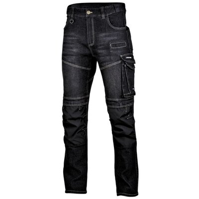 LAHTI PRO Spodnie robocze jeansowe Slim Fit roz1 XXXL L4051706 LPL4051706