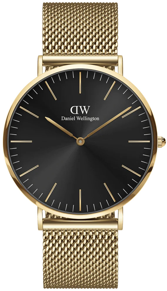 Zegarek Daniel Wellington DW00100631 Classic Mesh Onyx 40 mm