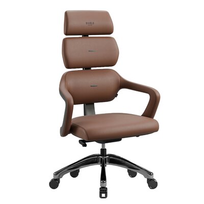 Designerski ergonomiczny fotel do gabinetu Diablo V-Modular: Sugar Brown