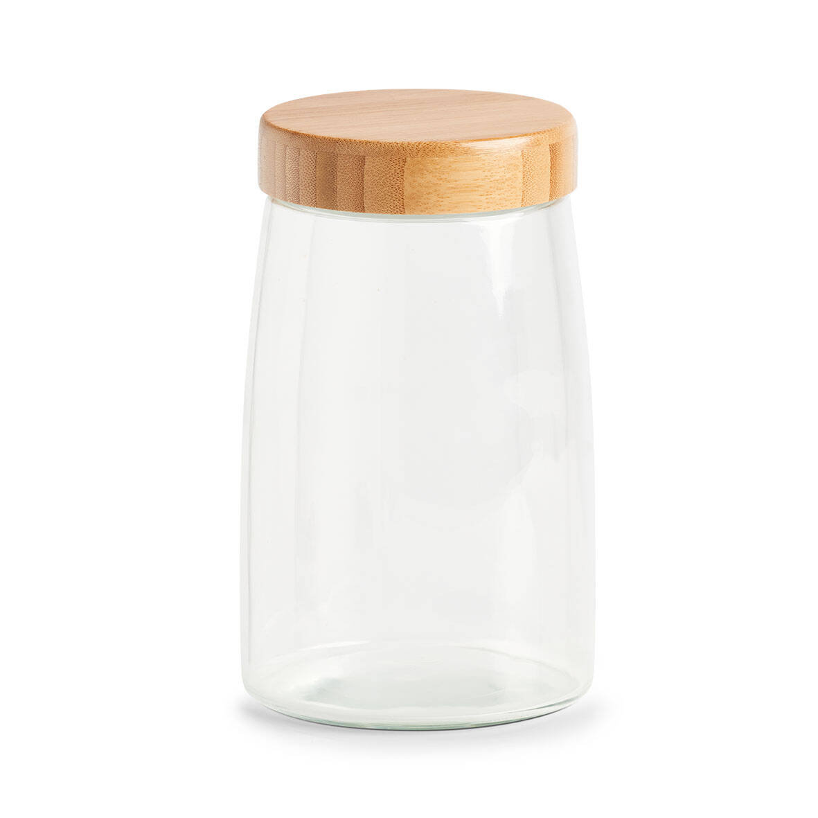 Szklany słoik ze szczelną pokrywką z bambusa, 1600 ml