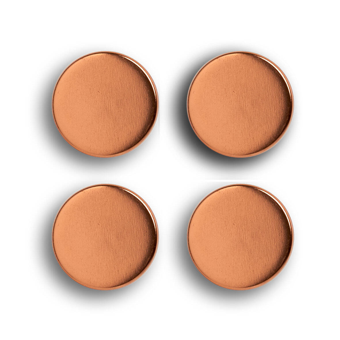 Komplet magnesów, 4 sztuki, Ø 2,3 cm