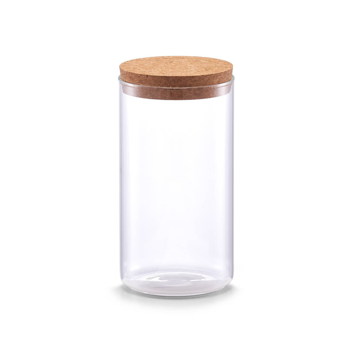 Smukły słoik z korkową pokrywką, 1100 ml