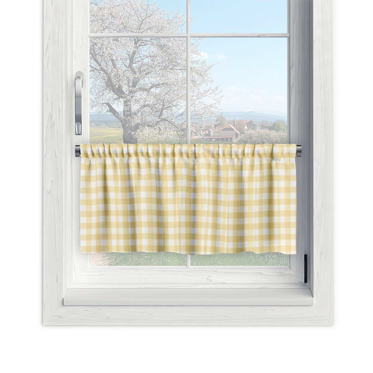 Zazdrostka EASTER wzór EA01 | słoneczna kratka 45 x 120 cm