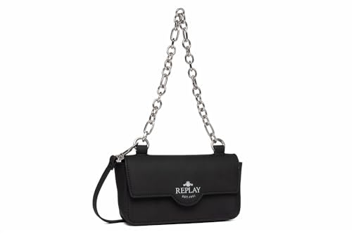 Replay Damska torba na ramię Fw3597, 098 BLACK