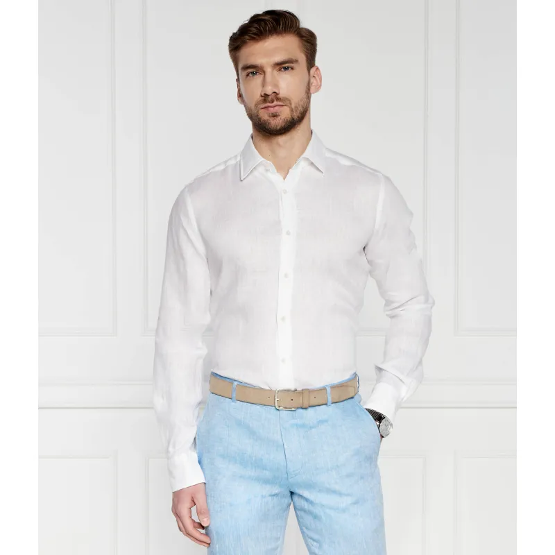 Windsor Lniana koszula Lapo-W Shaped fit