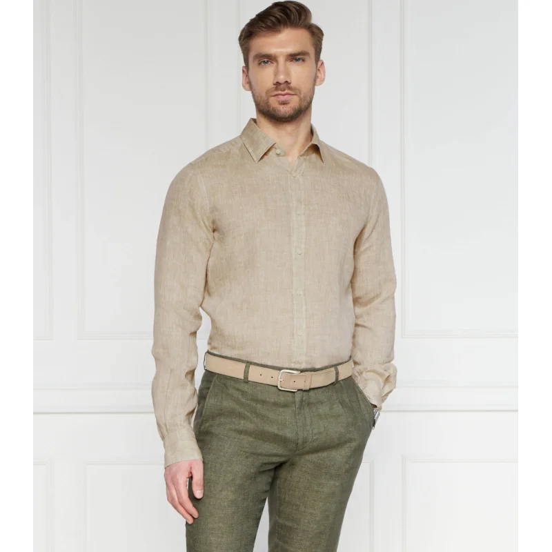 Windsor Lniana koszula Lapo-W Shaped fit
