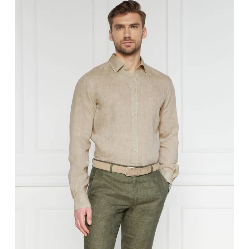 Windsor Lniana koszula Lapo-W Shaped fit