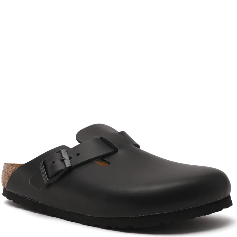 Birkenstock Skórzane klapki Boston NL