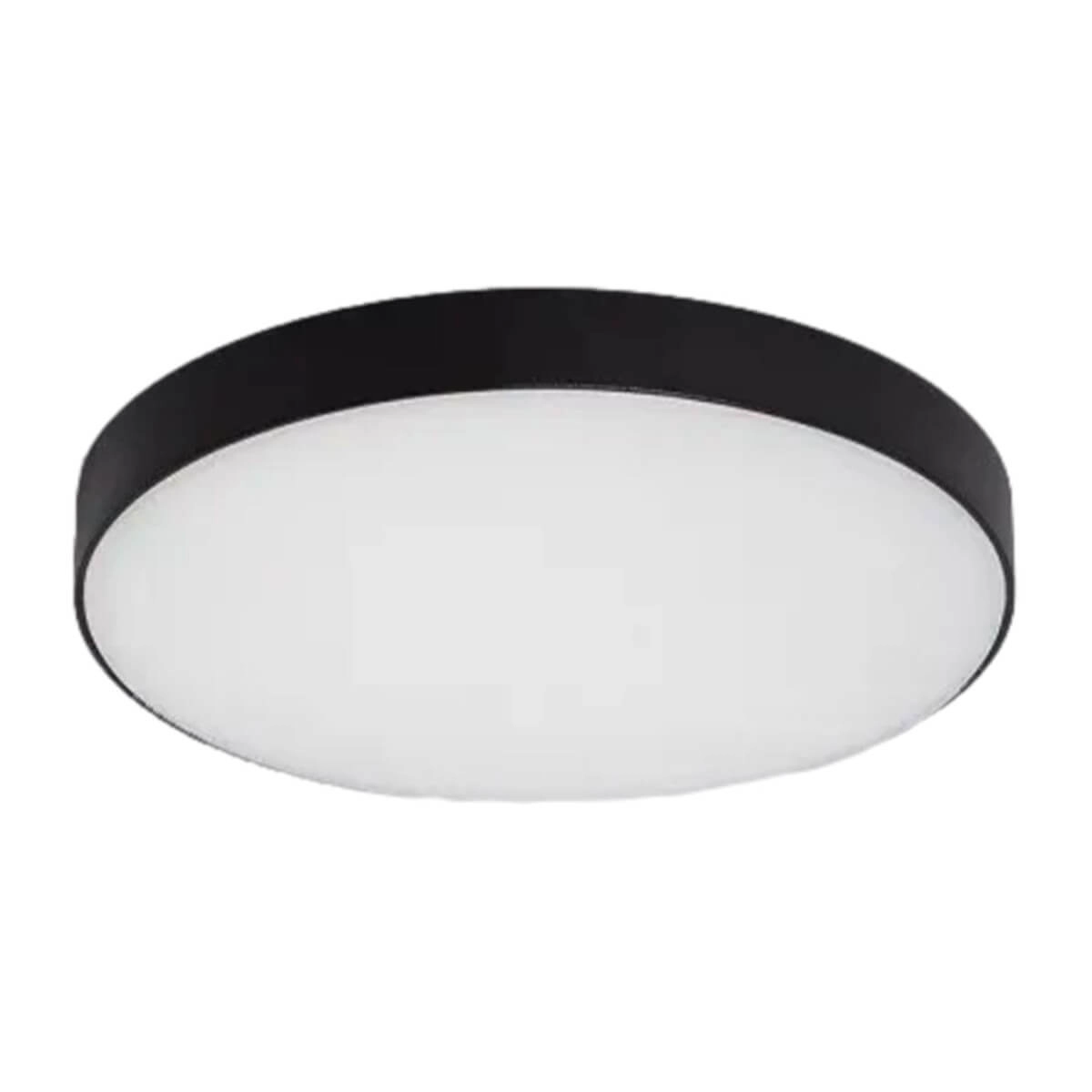 Okrągły plafon Simplicate ABR-PLOU-18-IP-C-NW Abruzzo LED 19W 4000K IP44 czarny biały