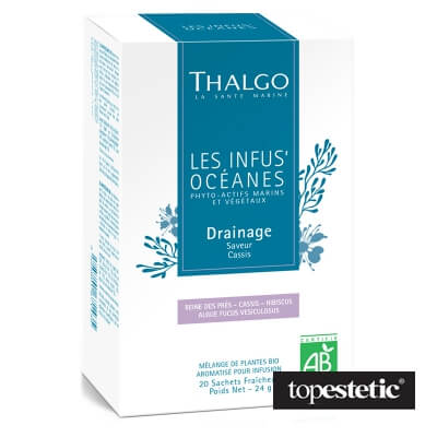 Thalgo Draining Organic Infusion Organiczna herbata oczyszczająco-drenująca 20 saszetek