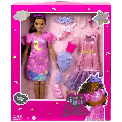 Lalka Barbie Mattel Moja Pierwsza Barbie Lalka i akcesoria HMM67