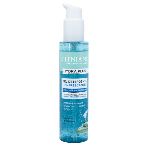 Clinians Hydra Plus - oczyszczająco odżywiający żel do twarzy z aloesem (150 ml)