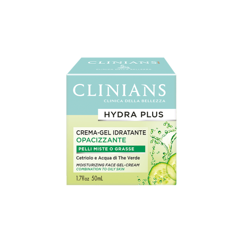 Clinians Hydra Plus - Nawilżający krem do twarzy z ekstraktem z ogórka (50 ml)