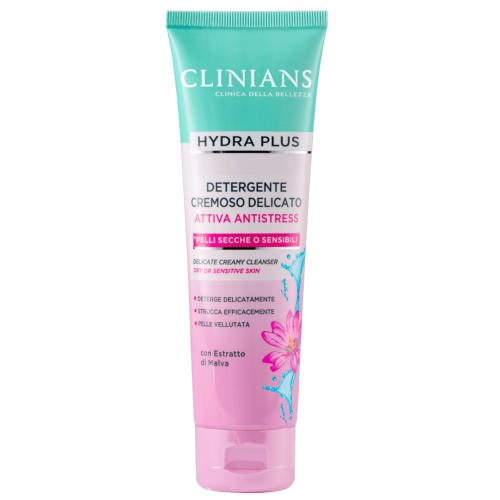 Clinians Hydra Plus - krem do skóry delikatnej z ekstraktem z malwy, lotosu i orchidei (150 ml)