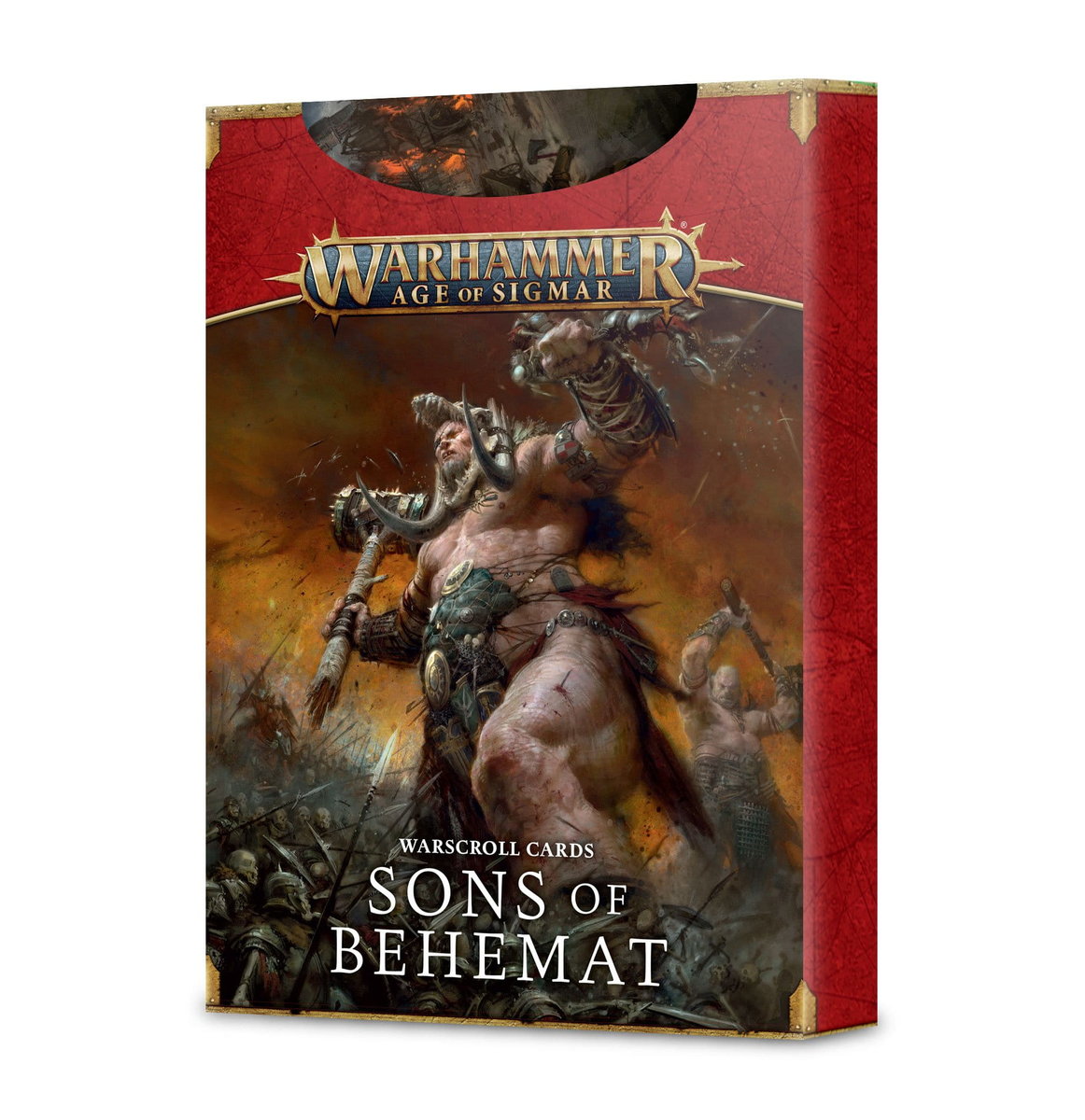 WARHAMMER AOS - WARSCROLL CARDS: SONS OF BEHEMAT (ENGLISH)