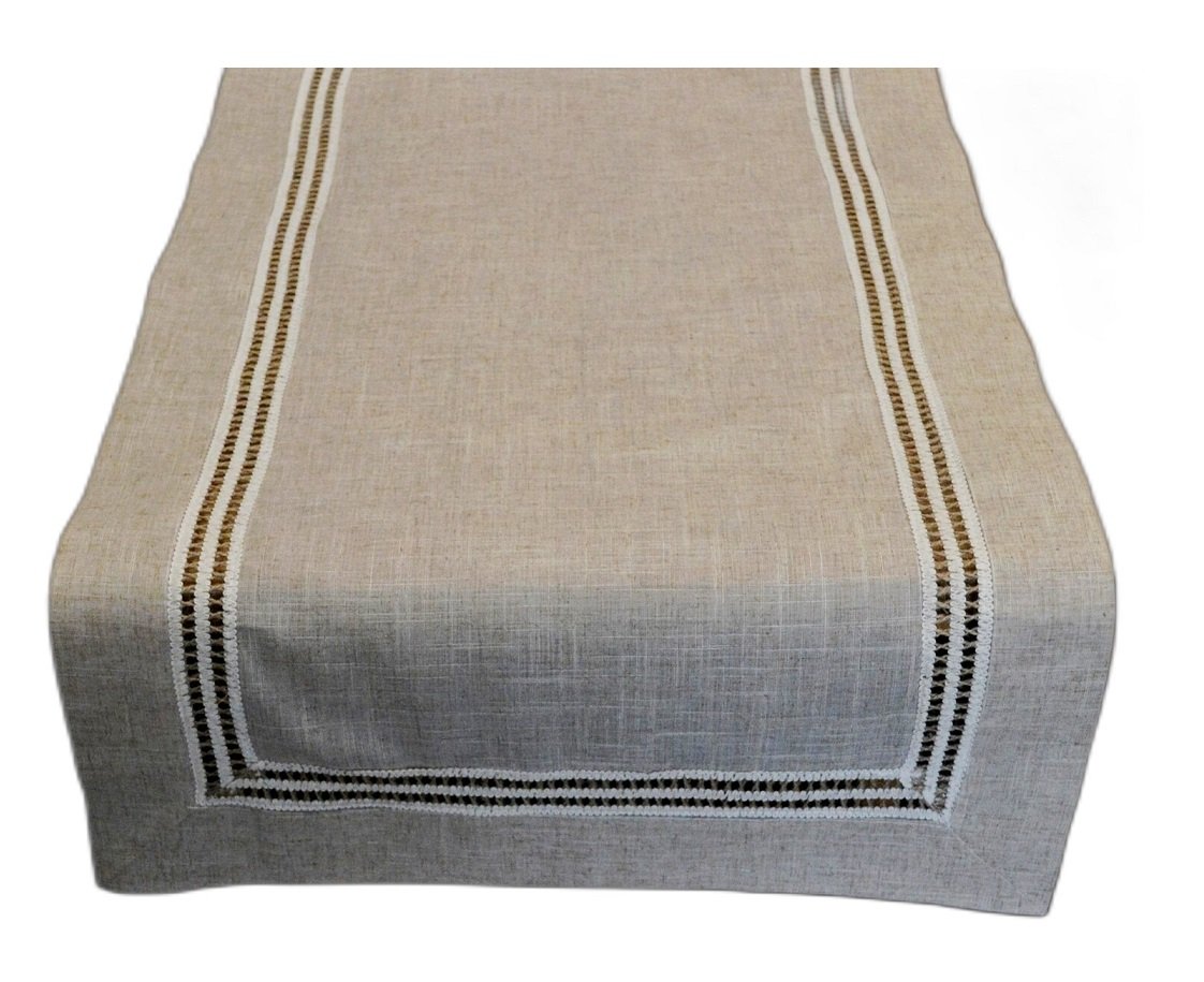 Serweta dekoracyjna naturalna 85x85 Boho 2555 beż